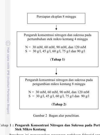 Gambar 2  Bagan alur penelitian. 