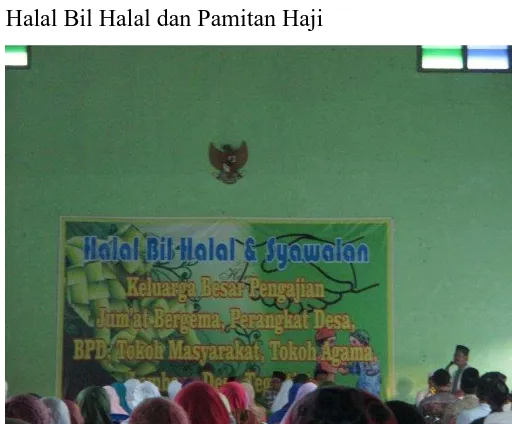 Gambar 23. Tokoh Masyarakat Kelurahan Tegaltirto Mengikuti Halal Bil Halal 