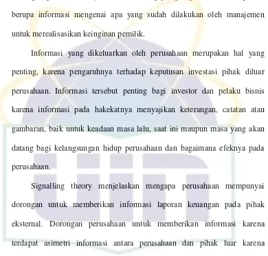 gambaran, baik untuk keadaan masa lalu, saat ini maupun masa yang akan 