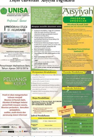 Leaflet Gambar 3.2 Universitas ‘Aisyiyah Yogyakarta 