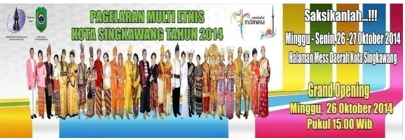 Gambar 3.1 Banner Promosi Festival Multi etnis 