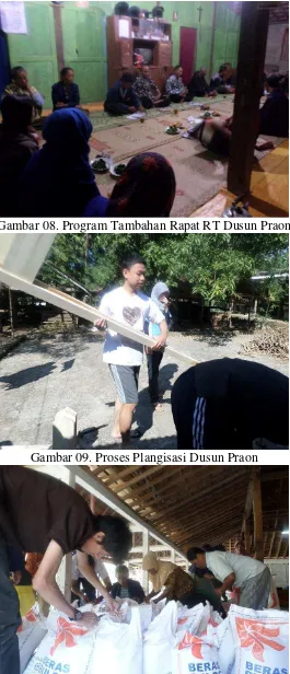 Gambar 09. Proses Plangisasi Dusun Praon 
