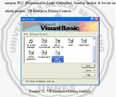 Gambar 12. VB Enterprise Edition Controls