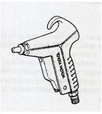 Gambar 11. Air duster gun (Training Manual Pengecatan, t.th.:15)