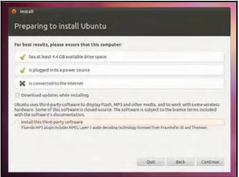 Gambar 4.2. pengecekan Instalasi Ubuntu 