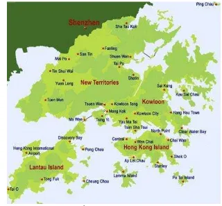 Gambar 8. Peta Hong Kong 