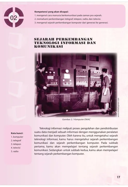 Gambar 2.1 Komputer ENIAC