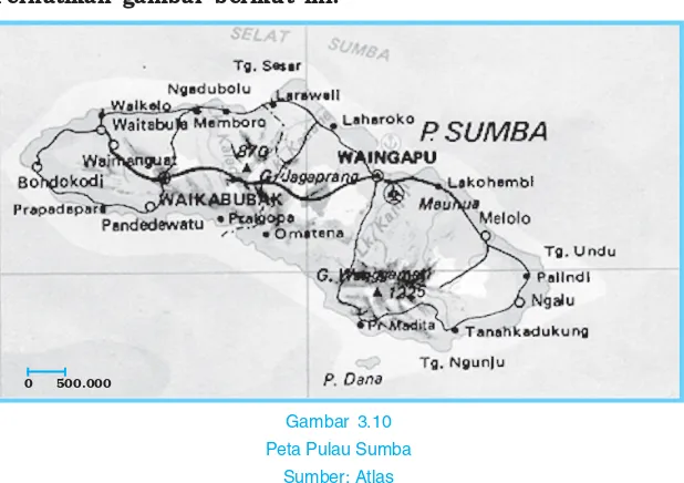 Gambar 3.10Peta Pulau Sumba