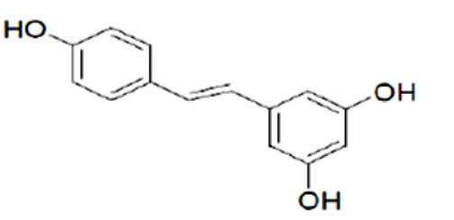 Gambar 2.2. Sruktur kimia resveratrol 