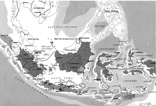 Gambar 2.10Peta Wilayah Negara Kesatuan Republik Indonesia