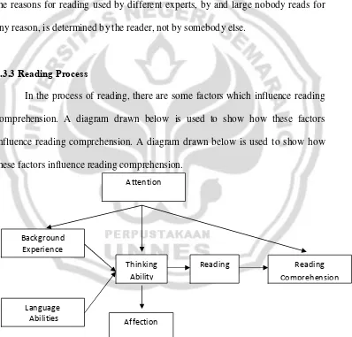 Figure 2.1 Factors of Reading Comprehension 