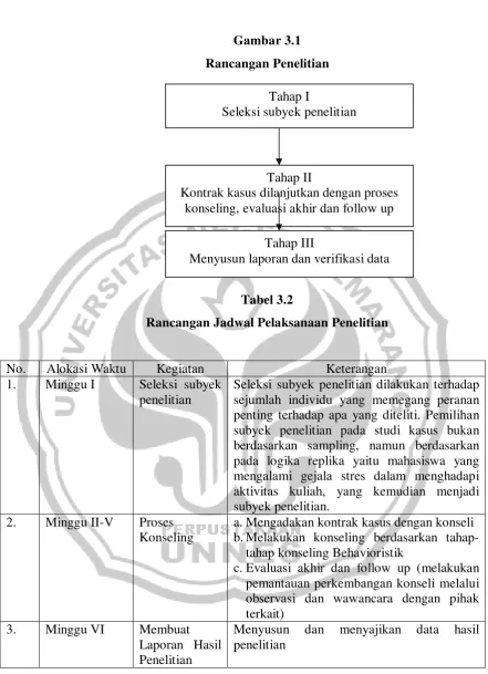 Gambar 3.1 Rancangan Penelitian 