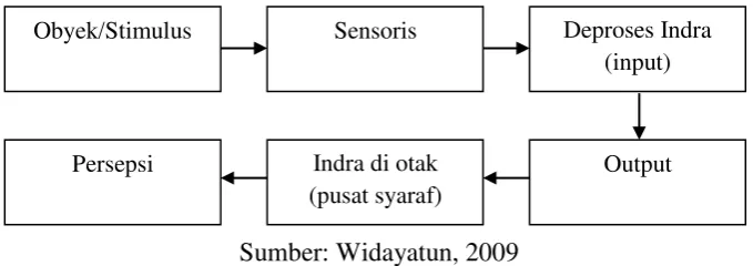 Gambar 2.1. Proses Terjadinya Persepsi 