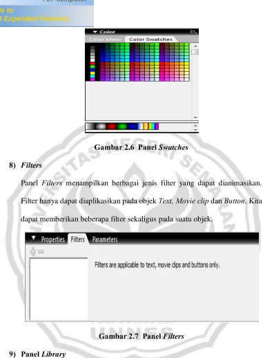 Gambar 2.6  Panel Swatches 