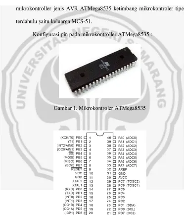 Gambar 1. Mikrokontroler ATMega8535 