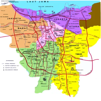 Gambar. 4. Peta DKI Jakarta 