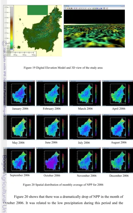 Figure 20 shows that there was a dramatically drop of NPP in the month of 
