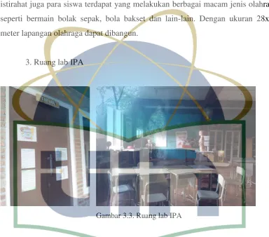 Gambar 3.3. Ruang lab IPA 