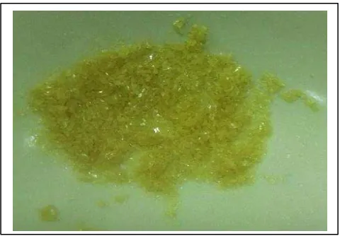 Gambar 1. Kristal alkaloid lada 
