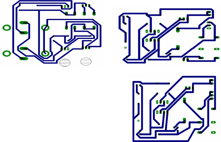 Gambar 3.1 : Layout PCB rangkaian kendali mesin bor 