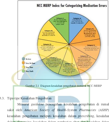 Gambar 2.1  Diagram kesalahan pengobatan menurut NCC-MERP 