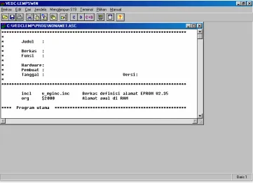 Gambar 8.34 Trainer mikrokontroler VEDCLEMPS 