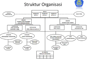 Gambar 1.2: Struktur Organisasi STSN