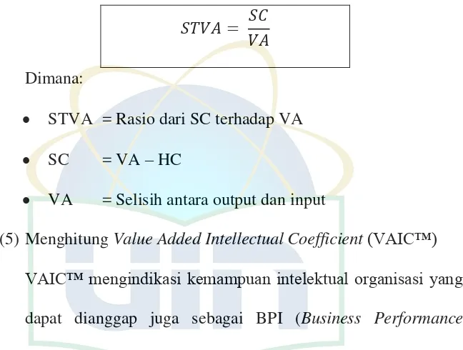 Table 3. 2 Kategori VAIC 