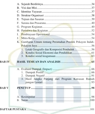 GAMBARAN UMUM OBJEK PENELITIAN ......................... 34 