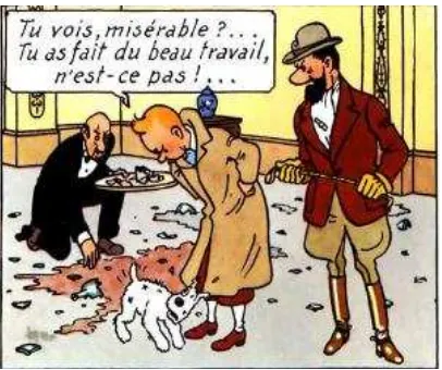 Gambar 6: Tuturan Tintin kepada Milou