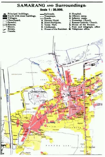Gambar 12. Peta Semarang tahun 1898 