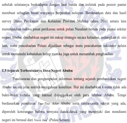 Tabel di atas memberikan gambaran bahwa mata pencaharian yang digeluti 