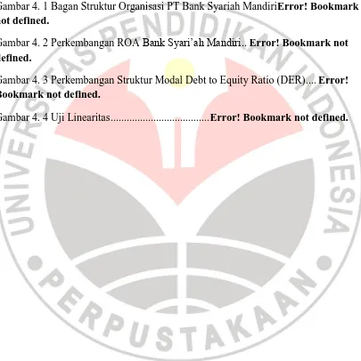 Gambar 4. 1 Bagan Struktur Organisasi PT Bank Syariah MandiriError! Bookmark not defined