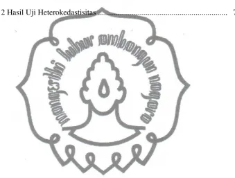 Gambar 2 Hasil Uji Heterokedastisitas ................................................................
