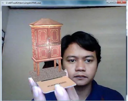 Gambar 3. Hasil Program AR Museum 
