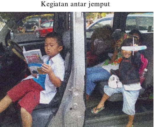 Gambar 4.6 Kegiatan antar jemput 