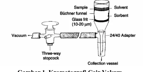 Gambar 1. Kromatografi Cair Vakum. 