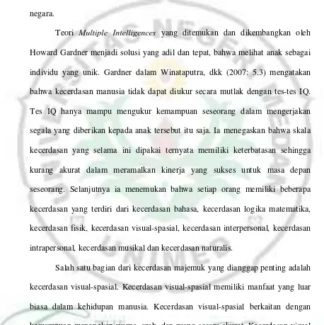 gambar yang telah dibayangkannya menjadi kenyataan. Hampir semua pekerjaan 