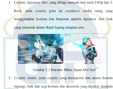Gambar 2.1 Hatsune Miku, Japan Idol Star57 