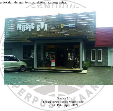 Gambar 3.1 Lokasi Purwa Caraka Music Studio 