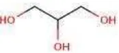 Gambar 3. Rumus molekul gliserol  