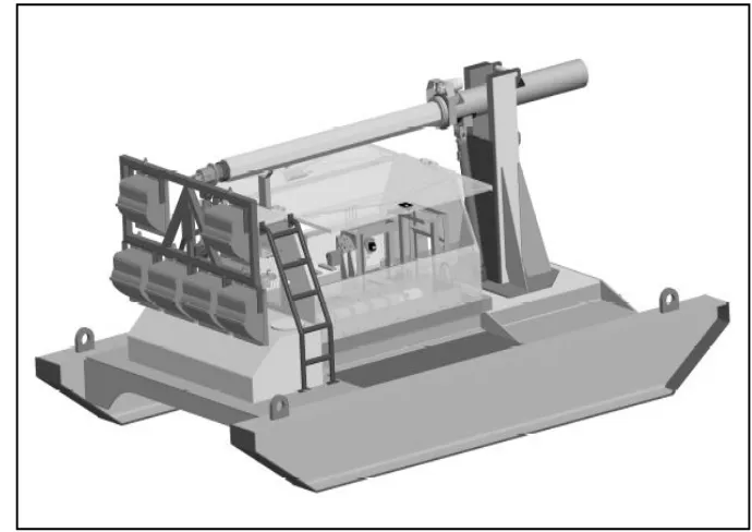 Gambar 11. Desain Modeling 3D Tower Light LS6-12000 Hydraulic Skid