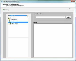 Gambar 4.1. Implementasi Form Pencari File 
