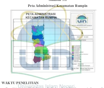 Gambar 3.1 Peta Administrasi Kecamatan Rumpin