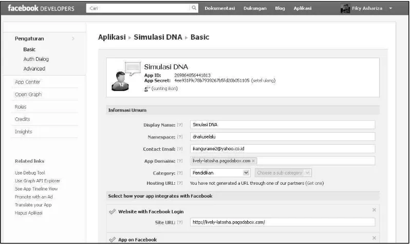 Gambar 4.1 Apps Dna Simulation  