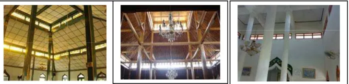 Gambar 1.1. Beberapa Contoh Masjid Beratap Susun di Surakarta 