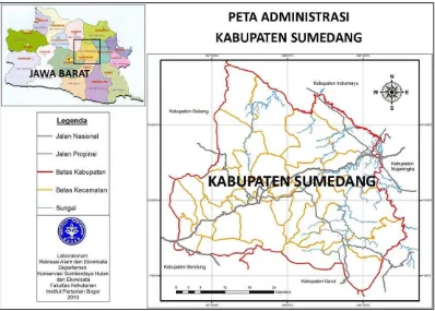Gambar 1  Kabupaten Sumedang. 