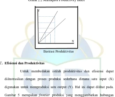 Grafik 2.2 Malmqusit Productivity Index 
