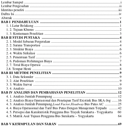 Tabel 4. 1. Jum Penumpang,Load Faktor dan Headway W.Sirk Kon lap Bus Slo-Jog .12 