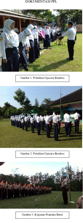 Gambar 1. Pelatihan Upacara Bendera 